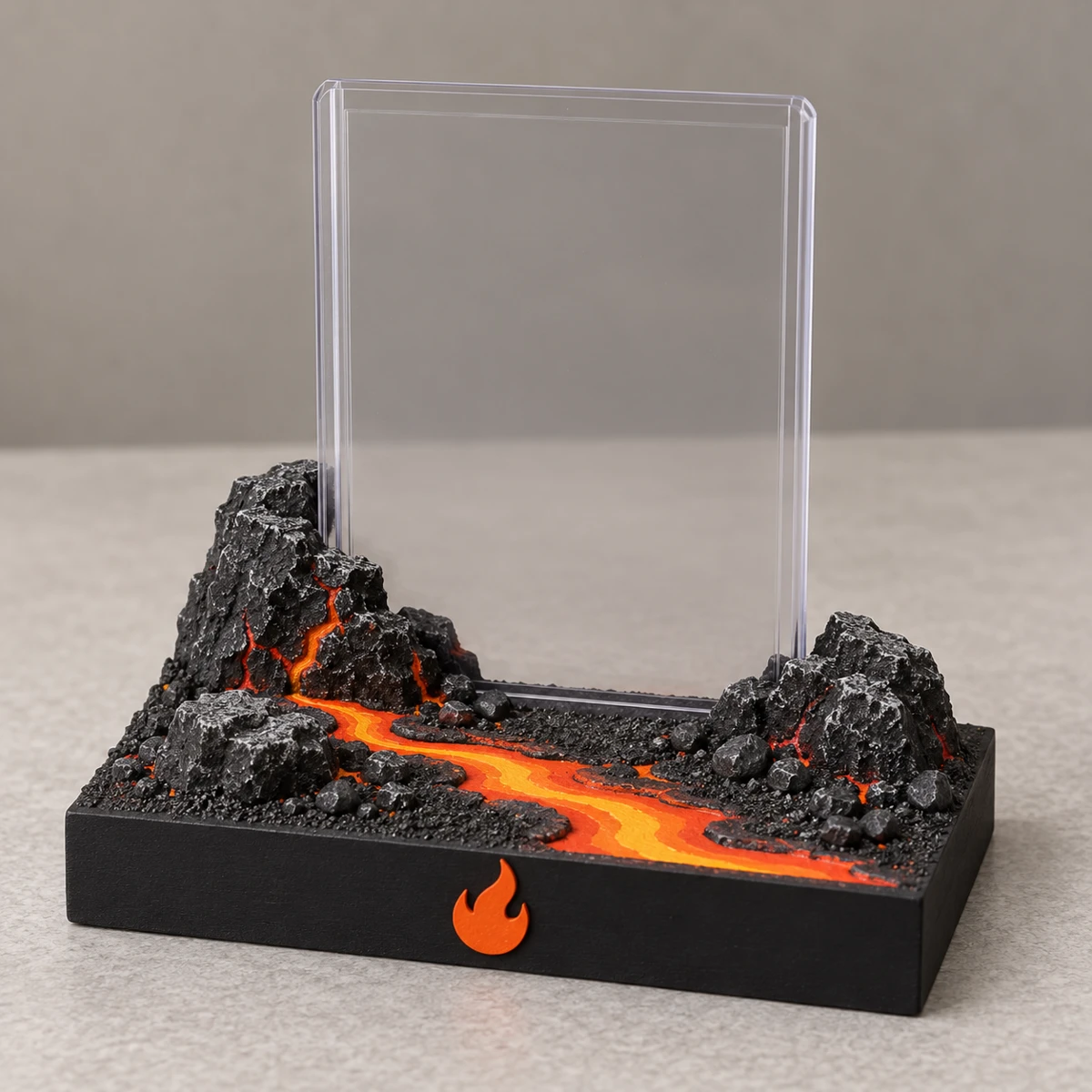 Charizard handcrafted diorama — Volcanic Summit