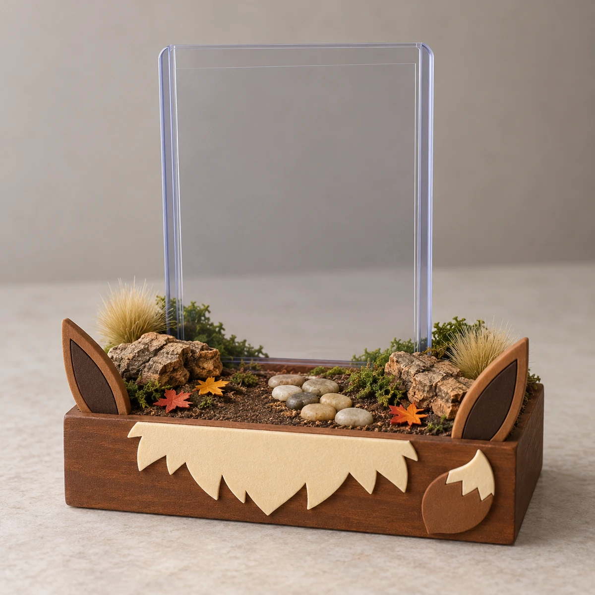 Eevee handcrafted diorama — Forest Hideaway